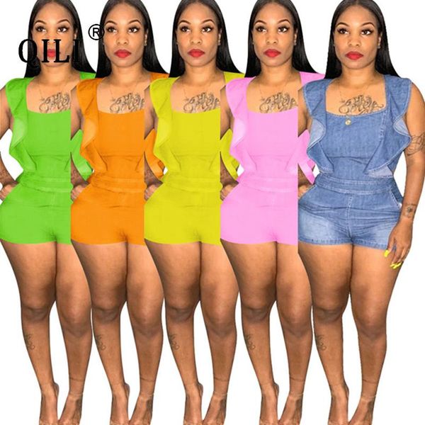 women's jumpsuits & rompers qili backless jumpsuit women summer ruffles cross lace up romper casual playsuits plus size, Black;white
women's jumpsuits & rompers qili backless jumpsuit women summer ruffles cross lace up romper casual playsuits plus size, Black;white