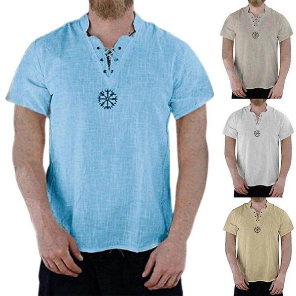 men's t-shirts 3xl men short sleeve embroidery simple lace up stand collar t-shirt for daily wear summer clothing, White;black
men's t-shirts 3xl men short sleeve embroidery simple lace up stand collar t-shirt for daily wear summer clothing, White;black