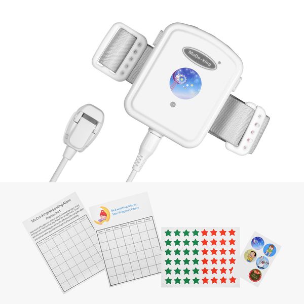 MA-109/108 Bedwetting Alarm Enuresis Alarm with Light Sound and Vibration 3 Modes Volume Music Control for Kids Children Adults
MA-109/108 Bedwetting Alarm Enuresis Alarm with Light Sound and Vibration 3 Modes Volume Music Control for Kids Children Adults