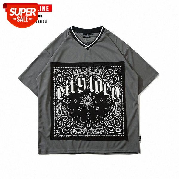 high street style cashew flower patch v-neck short-sleeved t-shirt men's trendy brand hip-hop loose hiphop #mt1u, White;black
high street style cashew flower patch v-neck short-sleeved t-shirt men's trendy brand hip-hop loose hiphop #mt1u, White;black