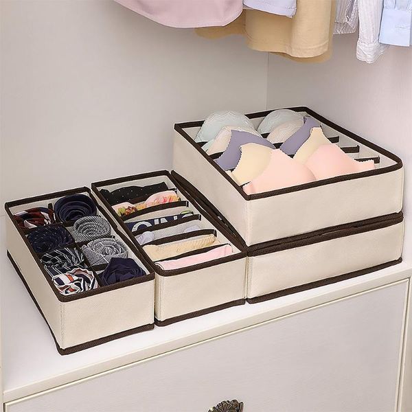 storage drawers 4pcs/set underwear clothes ties socks bra scarfs organizer box container foldable closet fabric home
storage drawers 4pcs/set underwear clothes ties socks bra scarfs organizer box container foldable closet fabric home