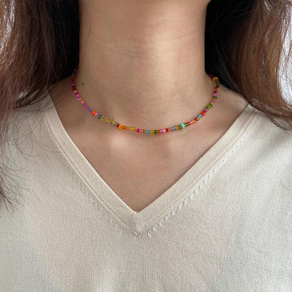 chokers trendy creative fashion personality short necklace simple and wild geometric design colorful rice bead party ladies accessories, Golden;silver
chokers trendy creative fashion personality short necklace simple and wild geometric design colorful rice bead party ladies accessories, Golden;silver