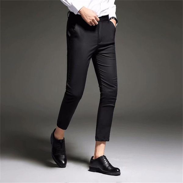 men's suits & blazers 2021 suit pants solid color casual business dress slim trousers quality classic groom wedding, White;black
men's suits & blazers 2021 suit pants solid color casual business dress slim trousers quality classic groom wedding, White;black