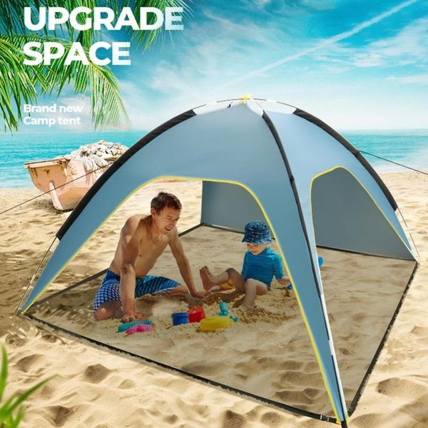 tents and shelters outdoor beach tent silver-coated 3-sided ventilated awning detachable shade sunscreen canopy 3-4 person camping sun shelt
tents and shelters outdoor beach tent silver-coated 3-sided ventilated awning detachable shade sunscreen canopy 3-4 person camping sun shelt