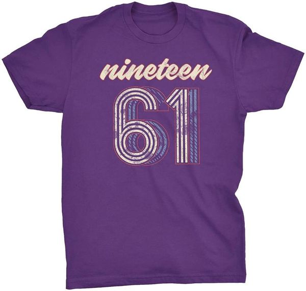 men's t-shirts fashion cool men t shirt 60th birthday gift - vintage 1961 retro women funny print tshirt, White;black
men's t-shirts fashion cool men t shirt 60th birthday gift - vintage 1961 retro women funny print tshirt, White;black