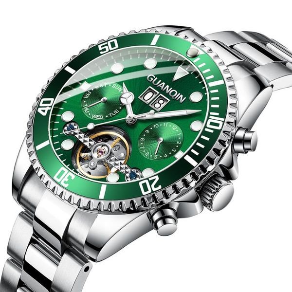 wristwatches guanqin mechanical watch men skeleton tourbillon style role automatic waterproof water, Slivery;brown
wristwatches guanqin mechanical watch men skeleton tourbillon style role automatic waterproof water, Slivery;brown