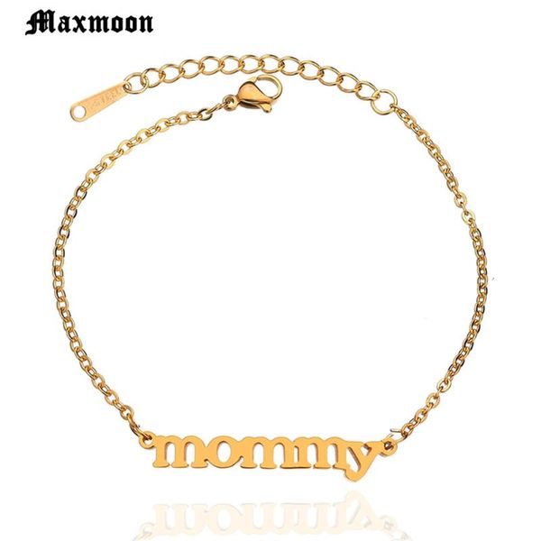 charm bracelets maxmoon mommy letter stainless steel for women mom gold silver color mother's day family bracelet jewelry, Golden;silver
charm bracelets maxmoon mommy letter stainless steel for women mom gold silver color mother's day family bracelet jewelry, Golden;silver