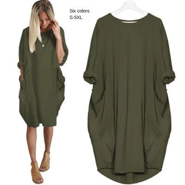 casual dresses the style women's dress for autumn 2021 is a casual, loose, baggy, long-sleeved, ply-sized sister women, Black;gray
casual dresses the style women's dress for autumn 2021 is a casual, loose, baggy, long-sleeved, ply-sized sister women, Black;gray