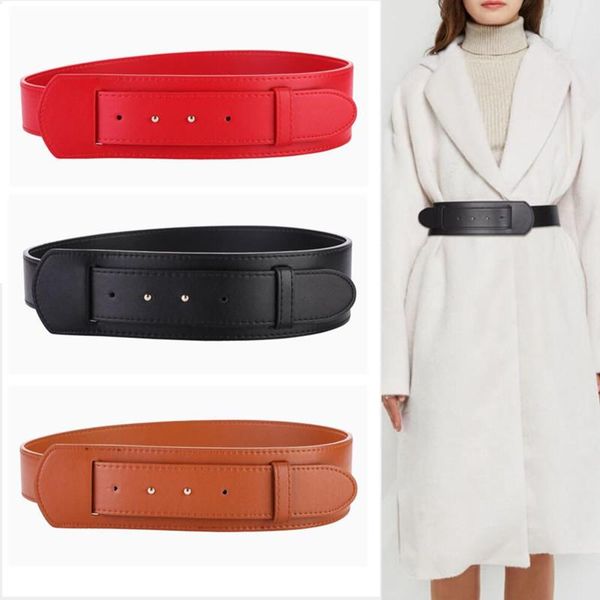 belts style fashion genuine leather belt luxury design metal buckle waist female wide soft waistbands dress accessories, Black;brown
belts style fashion genuine leather belt luxury design metal buckle waist female wide soft waistbands dress accessories, Black;brown