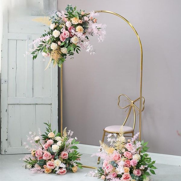 party decoration wedding arch props wrought iron round arc artificial flower frame geometric stand birthday background balloon display
party decoration wedding arch props wrought iron round arc artificial flower frame geometric stand birthday background balloon display
