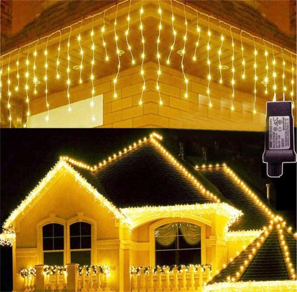 strings 10m 400 led icicle string light outside christmas outdoor curtain fairy home roof party wedding decor garland
strings 10m 400 led icicle string light outside christmas outdoor curtain fairy home roof party wedding decor garland