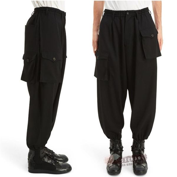 27-44 2021 men's clothing hair stylist fashion personality stereo pockets nine point pants harem plus size costumes, Black
27-44 2021 men's clothing hair stylist fashion personality stereo pockets nine point pants harem plus size costumes, Black