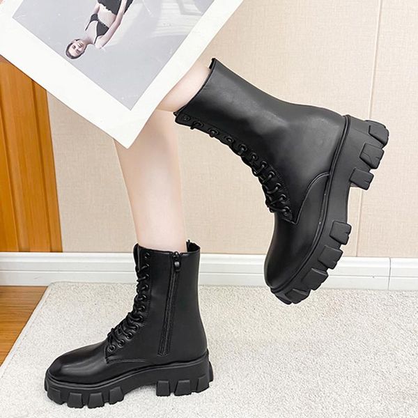 boots rimocy women's lace up square heels ankle 2021 pu leather platform motorcycle women black white chunky booties woman
boots rimocy women's lace up square heels ankle 2021 pu leather platform motorcycle women black white chunky booties woman