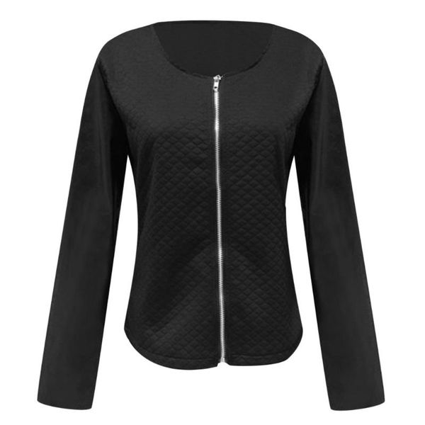 women's jackets ostrich autumn winter clothes fleece basic jacket long sleeve round collar female zipper casual short outerwear, Black;brown
women's jackets ostrich autumn winter clothes fleece basic jacket long sleeve round collar female zipper casual short outerwear, Black;brown