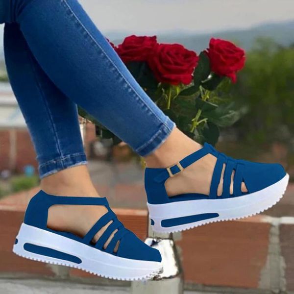 sandals women 2021 summer shoes for heels casual platform female plus size wedges sandalias mujer, Black
sandals women 2021 summer shoes for heels casual platform female plus size wedges sandalias mujer, Black