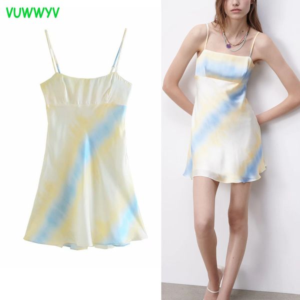 summer dress woman satin tie dye backless mini es women fashion thin strappy short party back elastic 210430, Black;gray
summer dress woman satin tie dye backless mini es women fashion thin strappy short party back elastic 210430, Black;gray