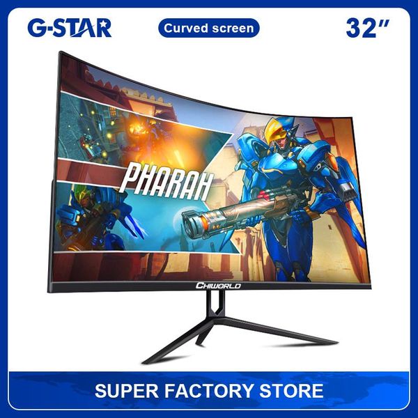 monitors 32 inches borderless curved lcd computer monitor mva panel /vga 75hz 1920*1080 gaming competition display screen hd
monitors 32 inches borderless curved lcd computer monitor mva panel /vga 75hz 1920*1080 gaming competition display screen hd