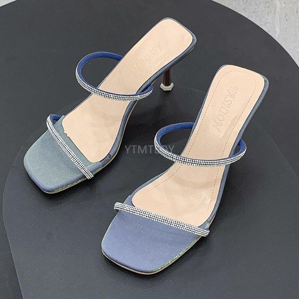slipper women rhinestones high heels summer shoes wedding fashion jelly open toe mules party zapatillas de casa slippers, Black
slipper women rhinestones high heels summer shoes wedding fashion jelly open toe mules party zapatillas de casa slippers, Black
