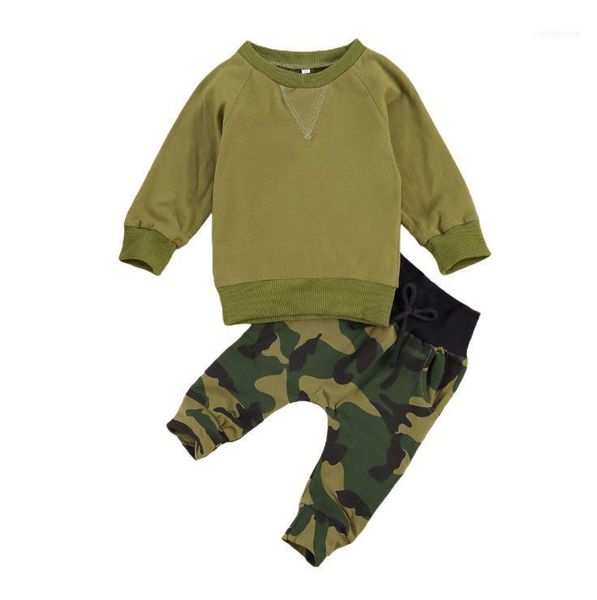 clothing sets spring autumn baby long sleeves camouflage pattern ribbed closing elastic waist trousers drawstring boys1, White
clothing sets spring autumn baby long sleeves camouflage pattern ribbed closing elastic waist trousers drawstring boys1, White