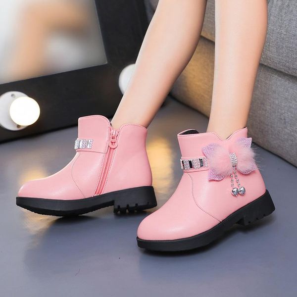boots winter girls middle tube warm cotton shoes fashion bow rhinestone leather booties thin velvet kids, Black;grey
boots winter girls middle tube warm cotton shoes fashion bow rhinestone leather booties thin velvet kids, Black;grey