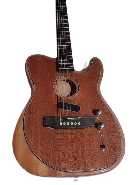 in stock, 6-string electric guitar, wood color original sound, semi hollow, chrome plated accessories, factory customized
in stock, 6-string electric guitar, wood color original sound, semi hollow, chrome plated accessories, factory customized