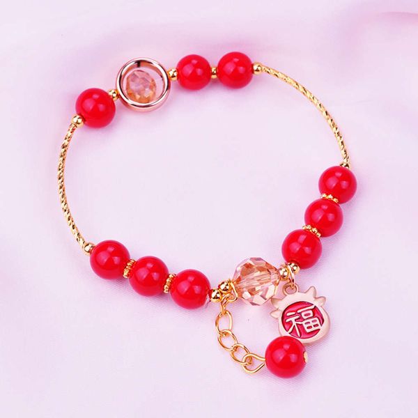 ethnic style student bracelet female personality gift simple beads bracelet korean crystal net red year of life, Black
ethnic style student bracelet female personality gift simple beads bracelet korean crystal net red year of life, Black