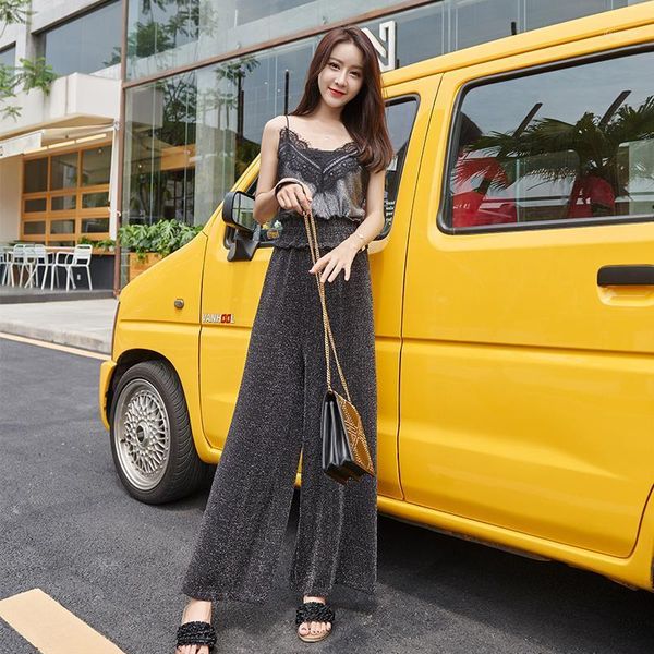 women's pants & capris womem wide leg 2021 summer autumn fashion female vintage elegant elastic high waist casual loose pant glittery t, Black;white
women's pants & capris womem wide leg 2021 summer autumn fashion female vintage elegant elastic high waist casual loose pant glittery t, Black;white