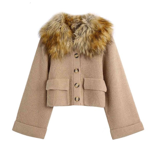 xeasy female autumn fur collar of vintage girl sweater with fine knitted cardigan streetwear around the chic neck short, White;black
xeasy female autumn fur collar of vintage girl sweater with fine knitted cardigan streetwear around the chic neck short, White;black