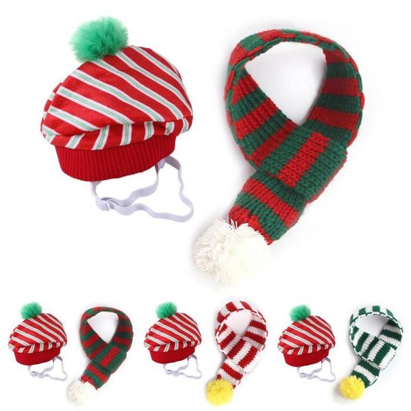 cat costumes pet cap muffler stripes pattern dress-up skin friendly dogs cats knitted beanie neckerchief kit for christmas
cat costumes pet cap muffler stripes pattern dress-up skin friendly dogs cats knitted beanie neckerchief kit for christmas