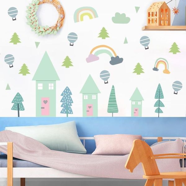 wall stickers cartoon rainbow house children bedroom decoration pvc graffiti living room wallpaper self adhesive
wall stickers cartoon rainbow house children bedroom decoration pvc graffiti living room wallpaper self adhesive