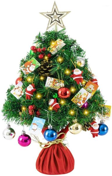 christmas decorations lit artificial mini tree 24in small with 50 led lights and cloth bag base for holiday decoration
christmas decorations lit artificial mini tree 24in small with 50 led lights and cloth bag base for holiday decoration