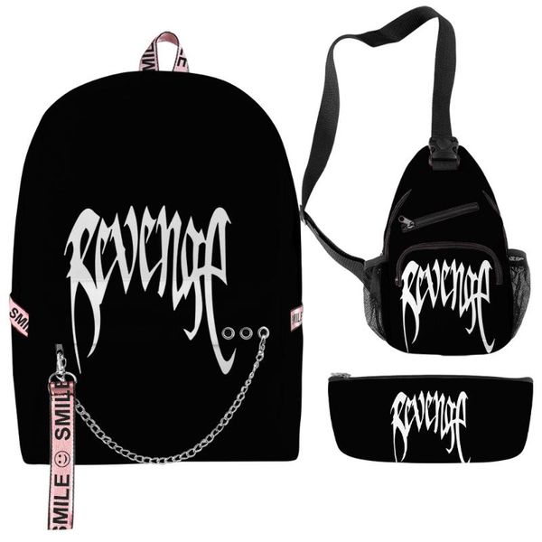 3pcs/set lil peep xxxtentacion rip women men backpack harajuku streetwear oxford waterproof boys girls lapbag schoolbag
3pcs/set lil peep xxxtentacion rip women men backpack harajuku streetwear oxford waterproof boys girls lapbag schoolbag