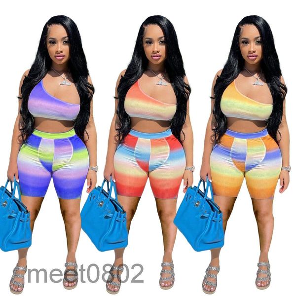 women's tracksuits 5 colors selling 2021 new fashion multi color gradient printing sports two piece sets designer style sleeve, Gray
women's tracksuits 5 colors selling 2021 new fashion multi color gradient printing sports two piece sets designer style sleeve, Gray