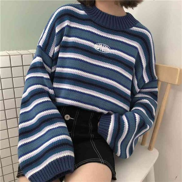 women autumn casual oversized sweaters harajuku o neck drop shoulder batwing sleeve knitted jumper student loose cute sweater 210922, White;black
women autumn casual oversized sweaters harajuku o neck drop shoulder batwing sleeve knitted jumper student loose cute sweater 210922, White;black