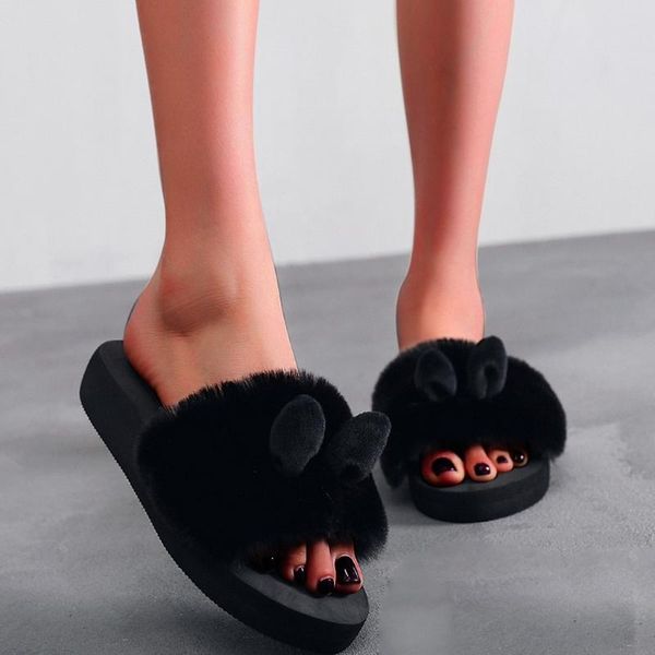 slippers slipper women's fashion indoor ear women slip-on open toe flat warm winter shoes 2021, Black
slippers slipper women's fashion indoor ear women slip-on open toe flat warm winter shoes 2021, Black