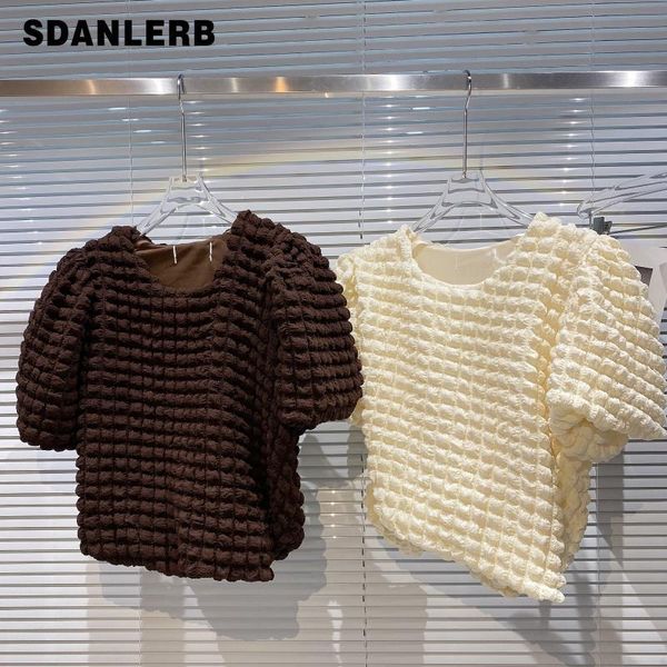 women's t-shirt 2021 summer short puff sleeve mujer o-neck loose for women all-matching plain casual pullover t shirt, White
women's t-shirt 2021 summer short puff sleeve mujer o-neck loose for women all-matching plain casual pullover t shirt, White