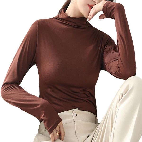 women's t-shirt t shirt women tshirt autumn winter vintage turtleneck plus velvet solid color long sleeve vestidos ropa mujer, White
women's t-shirt t shirt women tshirt autumn winter vintage turtleneck plus velvet solid color long sleeve vestidos ropa mujer, White