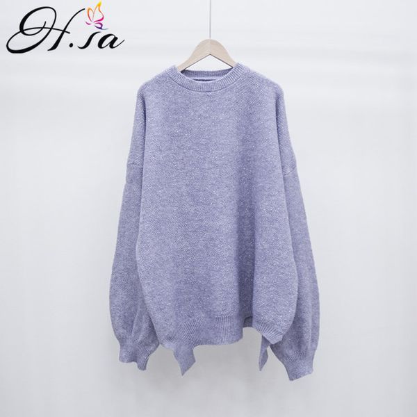 h.sa casual oversized striped sweater women irregular hem long sleeve loose pullover winter knitted ladies yellow jumper 210417, White;black
h.sa casual oversized striped sweater women irregular hem long sleeve loose pullover winter knitted ladies yellow jumper 210417, White;black