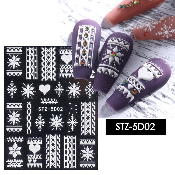 5d embossed nail sticker christmas snowflakes design adhesive decals summer sliders nail art decorations dhl, Black
5d embossed nail sticker christmas snowflakes design adhesive decals summer sliders nail art decorations dhl, Black