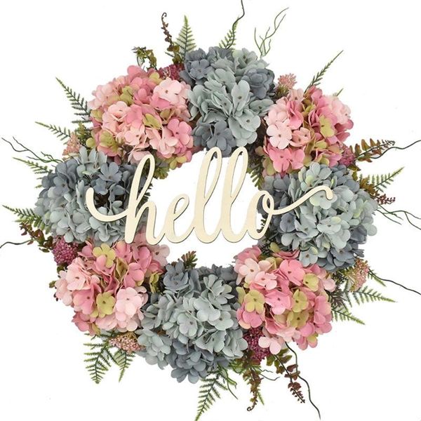 spring summer flower hello wreath handmade artificial garland for front door wall wedding party decor decorative flowers & wreaths
spring summer flower hello wreath handmade artificial garland for front door wall wedding party decor decorative flowers & wreaths