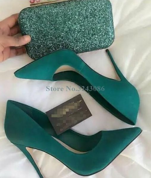 dress shoes pointed toe shallow thin high heel pumps peacock green suede stiletto basic women classical party, Black
dress shoes pointed toe shallow thin high heel pumps peacock green suede stiletto basic women classical party, Black