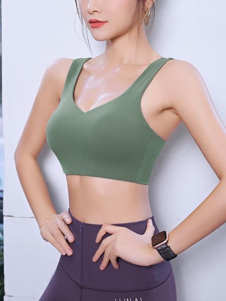 women's sports underwear gather to shape shockproof running vest and wear anti-sagging gym yoga bra clothing, White;black
women's sports underwear gather to shape shockproof running vest and wear anti-sagging gym yoga bra clothing, White;black