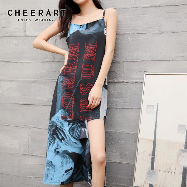 spaghetti strap dress summer vintage long midi split print cutout designer women fashion clothes 210427, Black;gray
spaghetti strap dress summer vintage long midi split print cutout designer women fashion clothes 210427, Black;gray