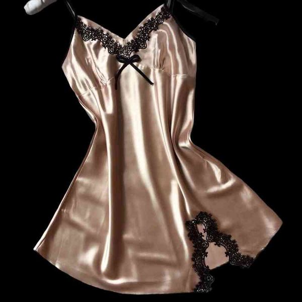 silk satin nightgown women sleepwear chemise gown summer nighty nightdress strap nightwear sleeveless home lounge dress, Black;red
silk satin nightgown women sleepwear chemise gown summer nighty nightdress strap nightwear sleeveless home lounge dress, Black;red