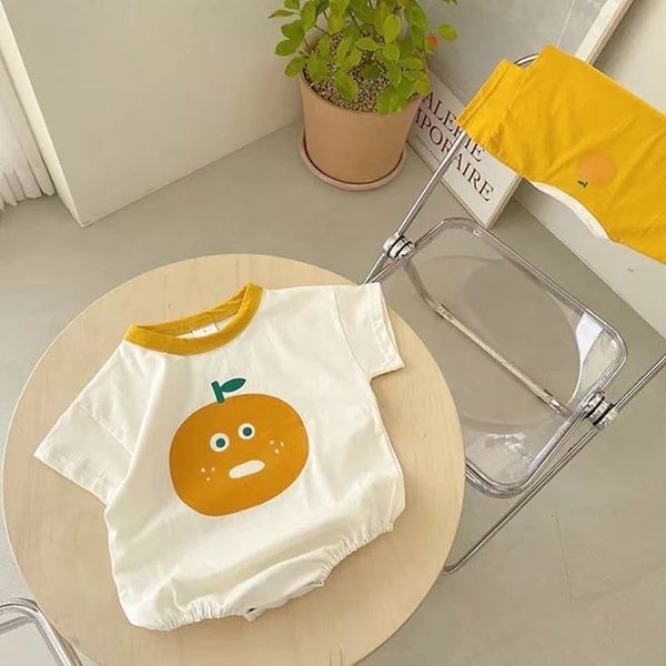 summer new infant baby boy fashion casual short sleeve bodysuit toddler girl loose cartoon orange pattern bodysuits 210413, White
summer new infant baby boy fashion casual short sleeve bodysuit toddler girl loose cartoon orange pattern bodysuits 210413, White