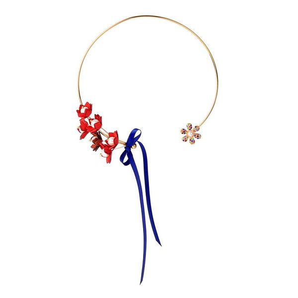 korean fashion necklace simulated pearl flower cubic zirconia choker ribbon tassel women jewelry chokers, Golden;silver
korean fashion necklace simulated pearl flower cubic zirconia choker ribbon tassel women jewelry chokers, Golden;silver