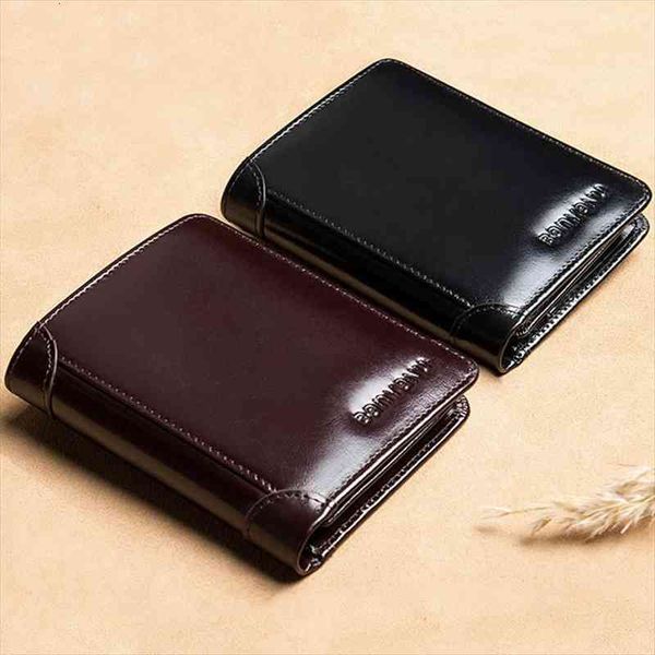 rfid mens wallet genuine leather vintage black purse for men mini card holder male short high quality, Red;black
rfid mens wallet genuine leather vintage black purse for men mini card holder male short high quality, Red;black