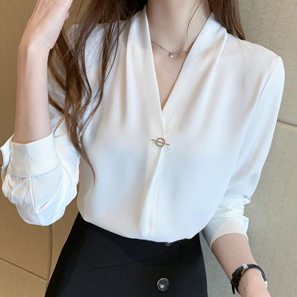 women's blouses & shirts 2021 spring korean v-neck white shirt long sleeve hong kong style loose professional
women's blouses & shirts 2021 spring korean v-neck white shirt long sleeve hong kong style loose professional