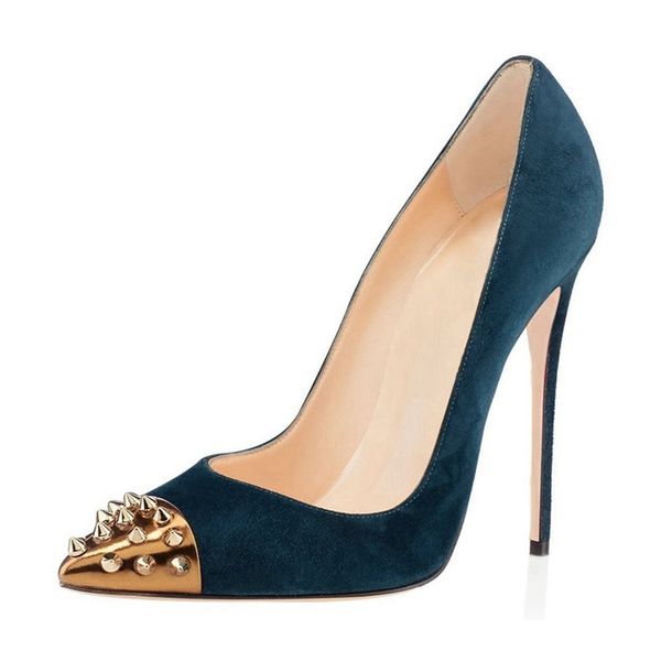 dress shoes talon femme new women high heels pumps ladies pointed toe rivet elegant work blue d033a 7pio, Black
dress shoes talon femme new women high heels pumps ladies pointed toe rivet elegant work blue d033a 7pio, Black