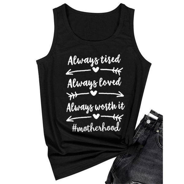 women's tanks & camis always tired loved worth it #motherhood print women summer tank cute arrows heart graphic tshirt o-neck sleevele, White
women's tanks & camis always tired loved worth it #motherhood print women summer tank cute arrows heart graphic tshirt o-neck sleevele, White